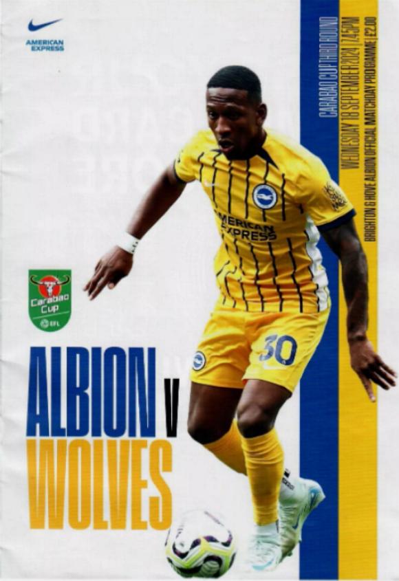BRIGHTON v WOLVES 2024/25 (LEAGUE CUP)